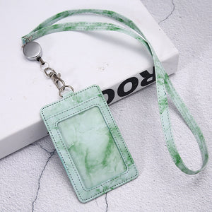 Porte Cartes Tour de Cou Vert