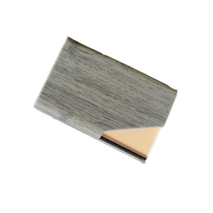 porte cartes de visite gris