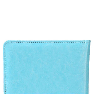 porte carte grise de couleur bleu