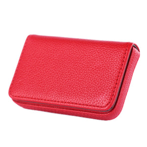 porte cartes de visite de couleur rouge
