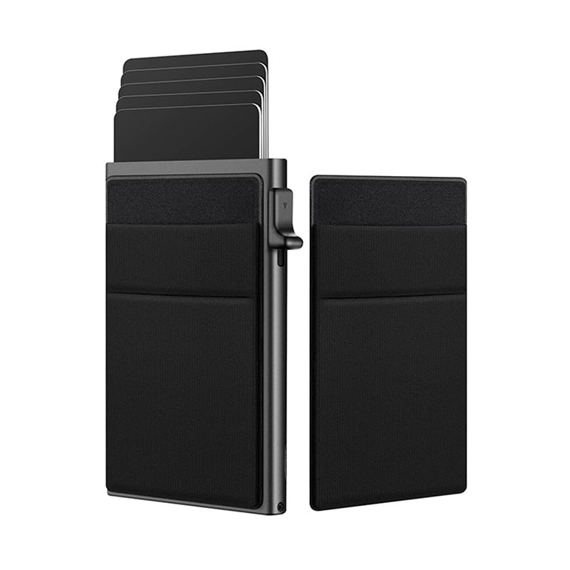 Porte Carte Bancaire sécurisé de couleur noir avec protection RFID