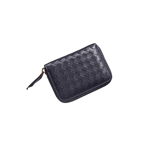 Porte cartes luxe pour femme de couleur bleu
