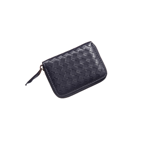 Porte cartes luxe pour femme de couleur bleu