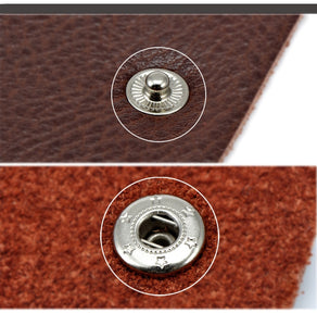 porte carte avec bouton de pression