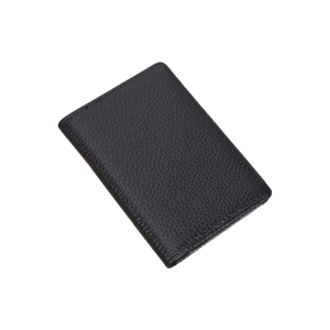Porte Cartes Ultra fin en cuir noir