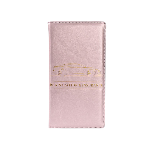 porte carte grise de couleur beige