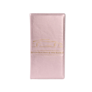 porte carte grise de couleur beige