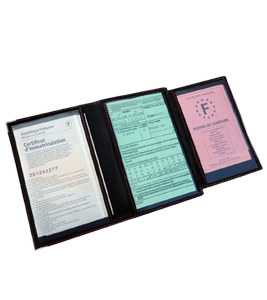 Porte Carte Grise Ferrari 3 volets
