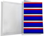 Charger l&#39;image dans la galerie, porte carte grise de couleur bleu blanc et rouge

